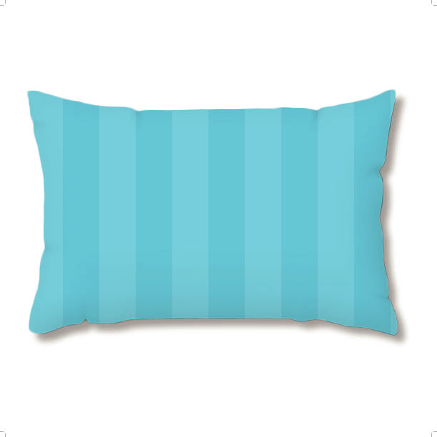 Bolster Pillow - Shadow Stripes Aqua Bedding, Pillows, Bolster Pillow MWW 