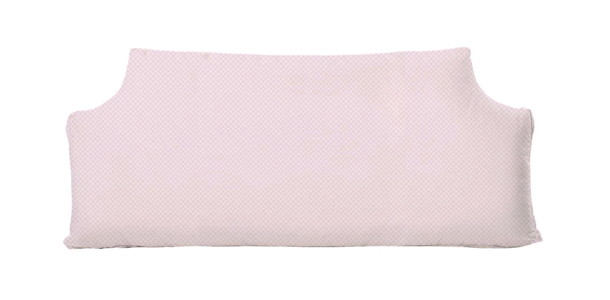 The Headboard Pillow® - Gingham Pink Bedding, Headboards, The Headboard Pillow MWW Full/Queen 