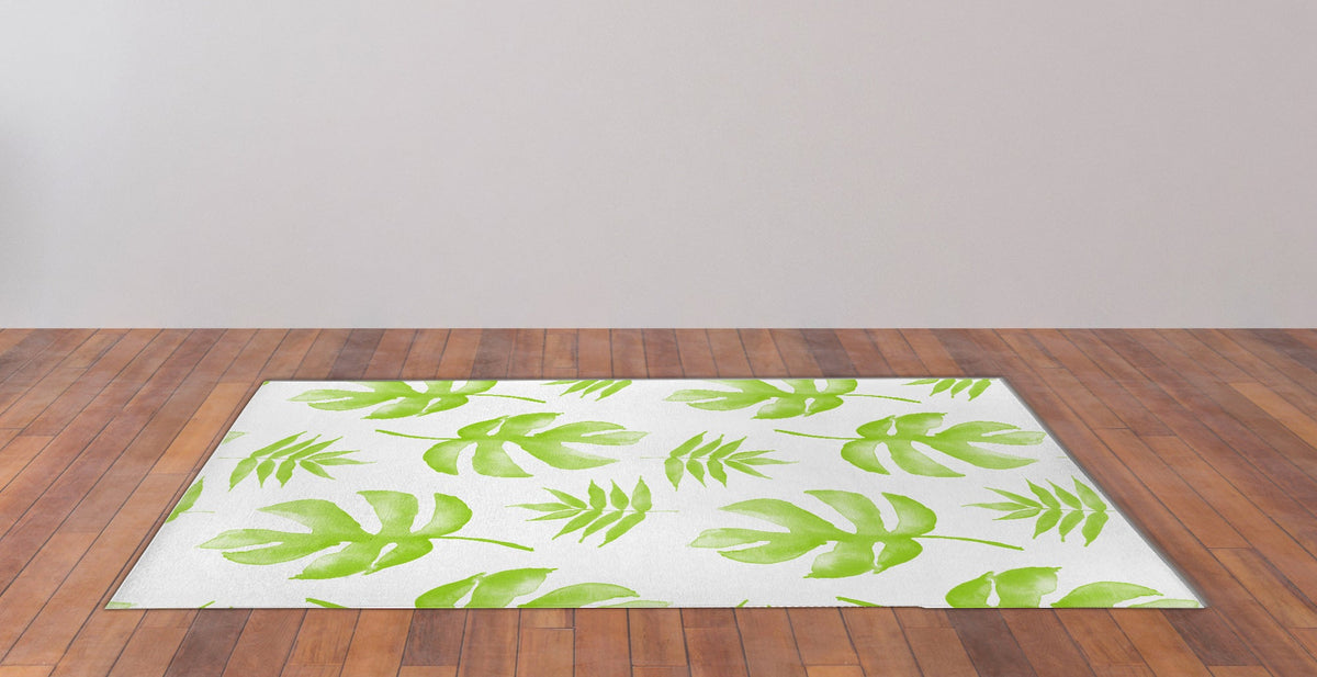 Area Rug - Palm Beachy Lime Rugs MWW 