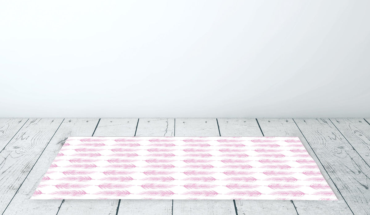 Area Rug - Plumes Hot Pink Rugs MWW 