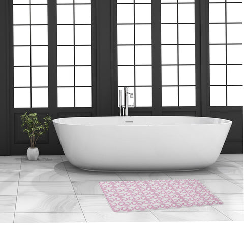 Bath Mat - Peace Hot Pink Bath, Bath Mat MWW 