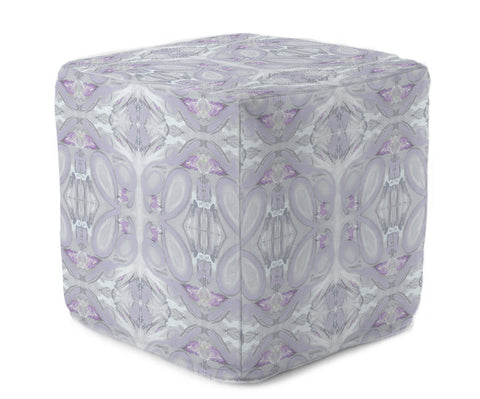 Bean Bag Cube - Kaleidoscope Lavender Grey Shop All MWW 