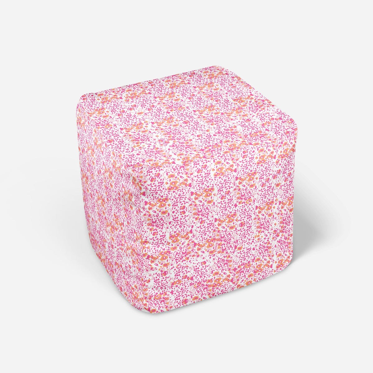 Bean Bag Cube - Poppy Field Pink Room Accessories, Cubes, Poufs MWW 