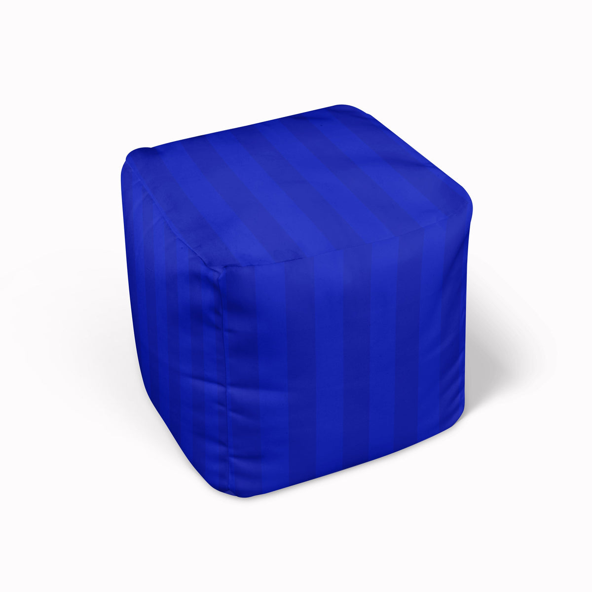 Bean Bag Cube - Shadow Stripes Royal Blue MWW 