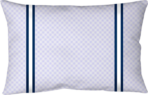 Bolster Pillow - Gingham Lavender Bedding, Pillows, Bolster Pillow MWW 