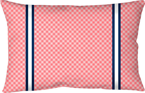 Bolster Pillow - Gingham Red Bedding, Pillows, Bolster Pillow MWW 