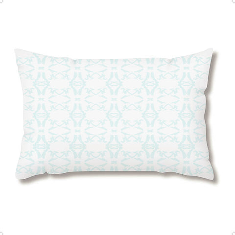 Bolster Pillow - Monarch Aqua Lattice Bedding, Pillows, Bolster Pillow MWW 