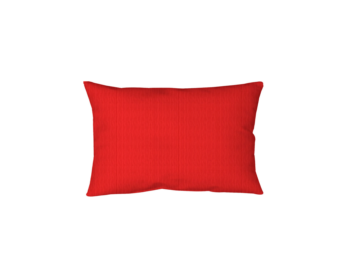 Bolster Pillow - Narrow Stripes Red Bedding, Pillows, Bolster Pillow MWW 