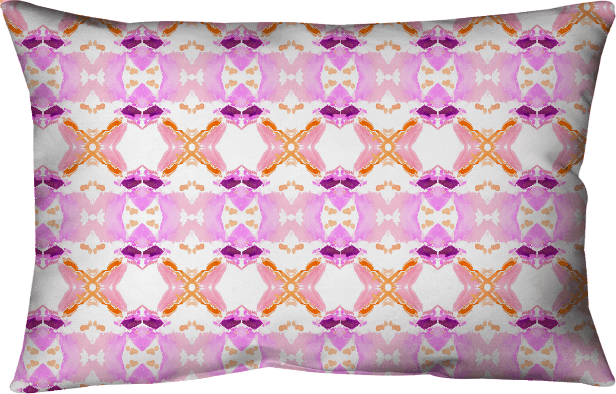Bolster Pillow - Nova Pink Monarch Bedding, Pillows, Bolster Pillow MWW 