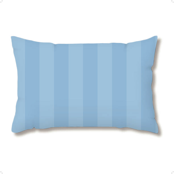 Bolster Pillow - Shadow Stripes Cornflower Blue Bedding, Pillows, Bolster Pillow MWW 