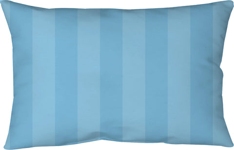 Bolster Pillow - Shadow Stripes Cornflower Blue Bedding, Pillows, Bolster Pillow MWW 