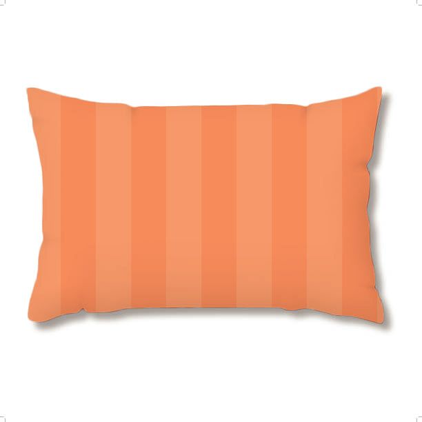 Bolster Pillow - Shadow Stripes Orange Bedding, Pillows, Bolster Pillow MWW 