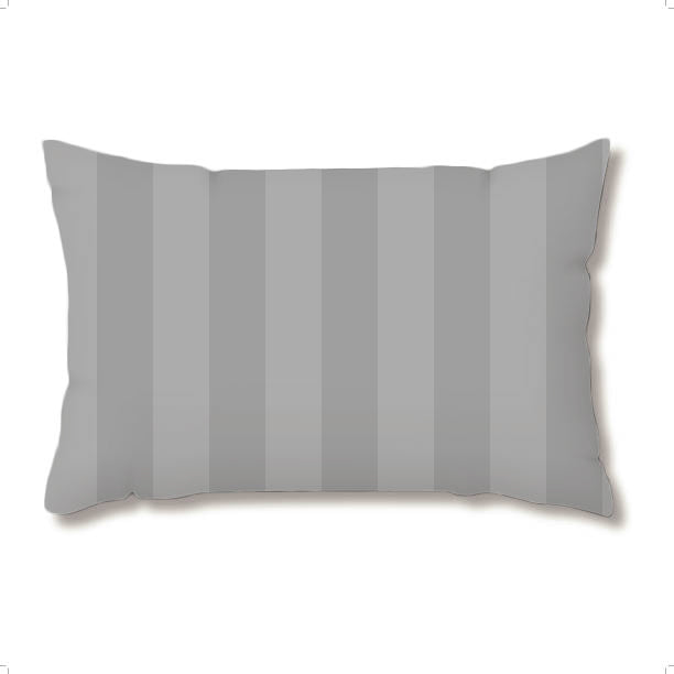 Bolster Pillow - Shadow Stripes Storm Grey Bedding, Pillows, Bolster Pillow MWW 