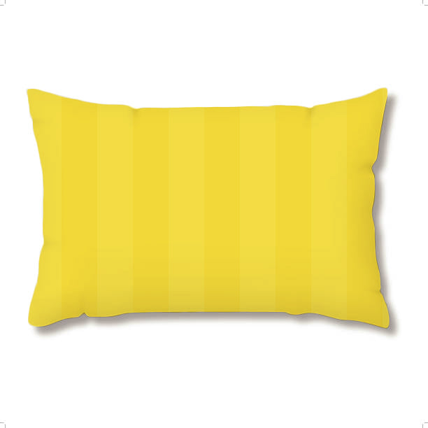 Bolster Pillow - Shadow Stripes Yellow Bedding, Pillows, Bolster Pillow MWW 