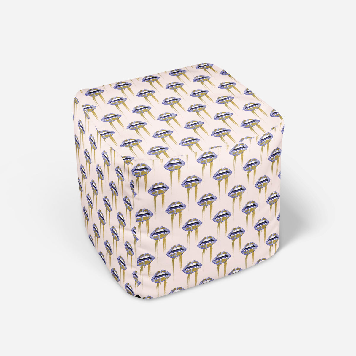 Copy of Bean Bag Cube - Lips Lavender Shop All MWW 