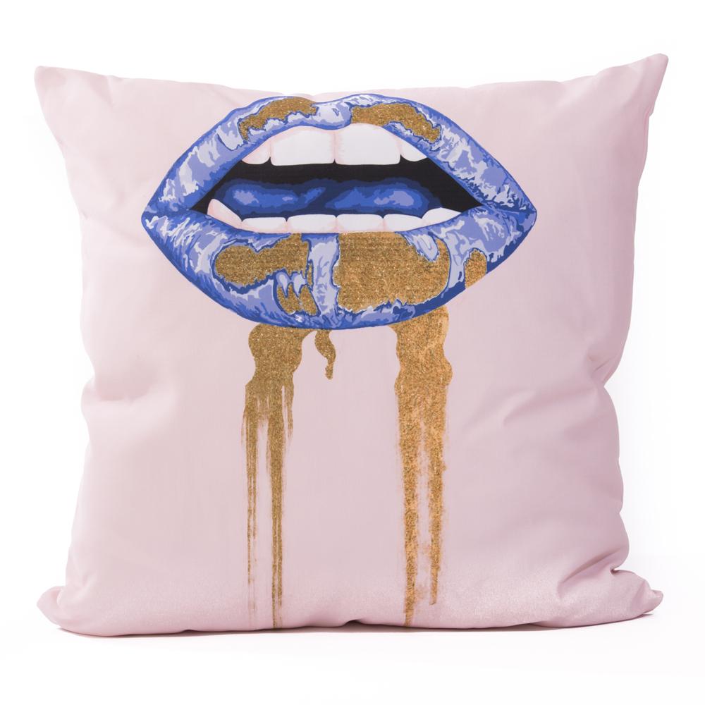 Copy of Euro/Floor Pillow - Lips Lavender Shop All MWW 