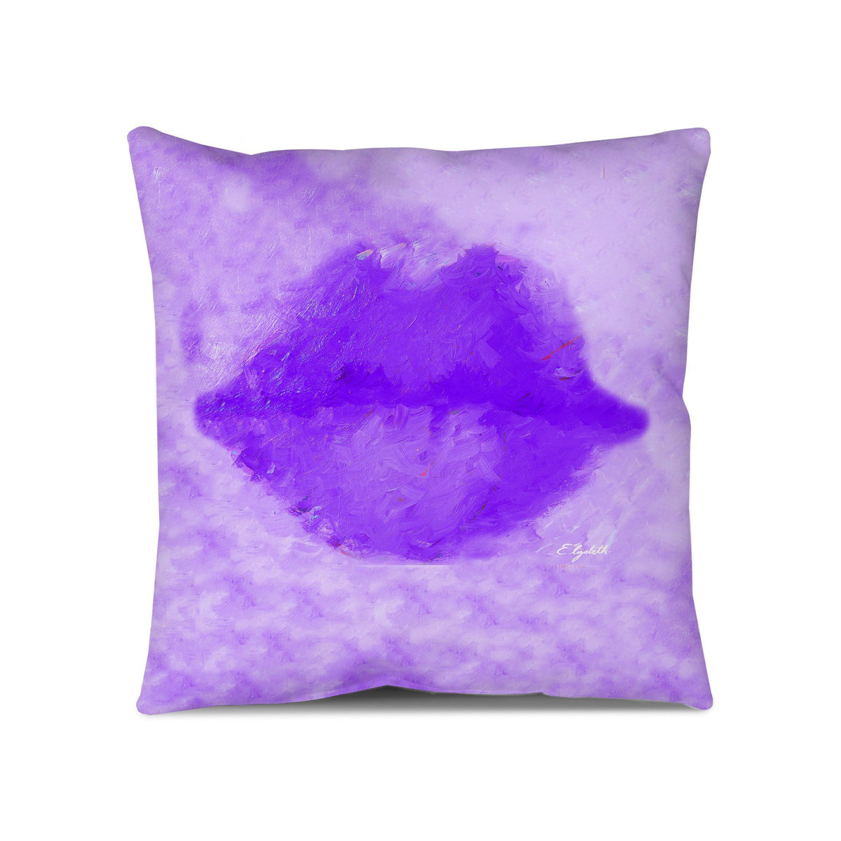 Copy of Euro/Floor Pillow - Pucker Lips Lavender Shop All MWW 