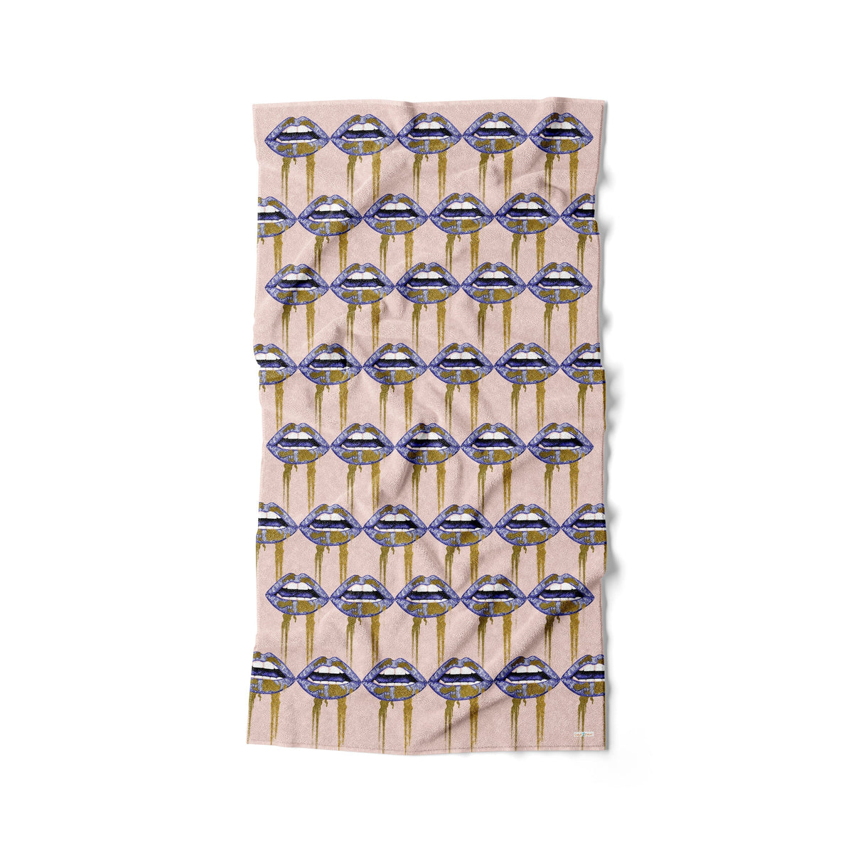 Copy of Quick-Dry Resort Towel - Lips Lavender Shop All MWW 