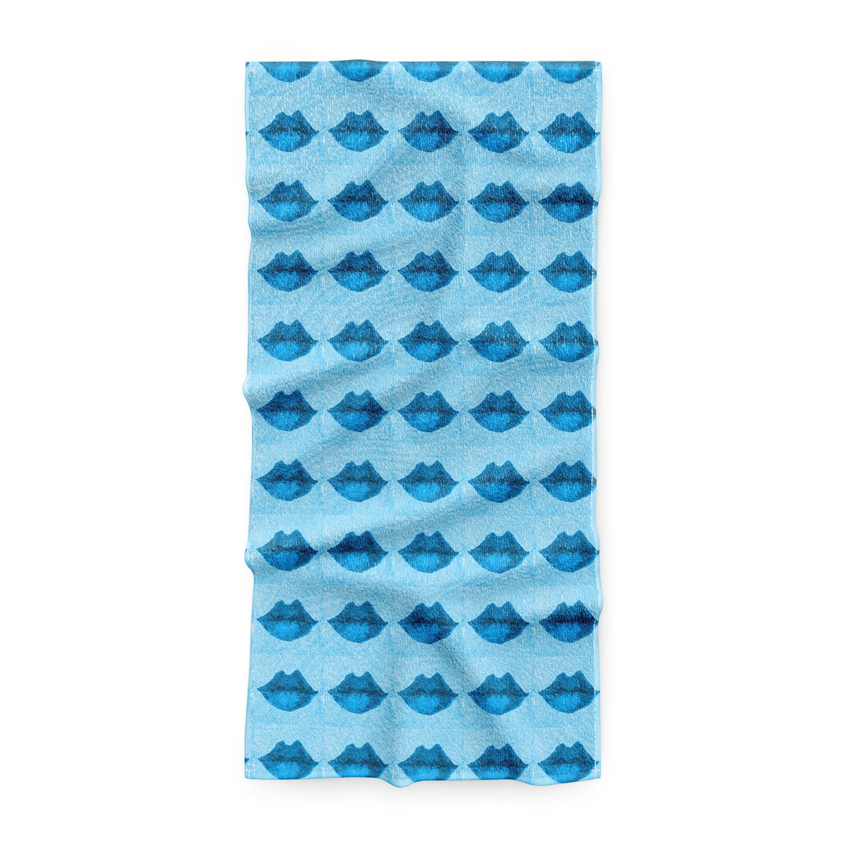 Copy of Quick-Dry Resort Towel - Pucker Lips Aqua Shop All MWW 