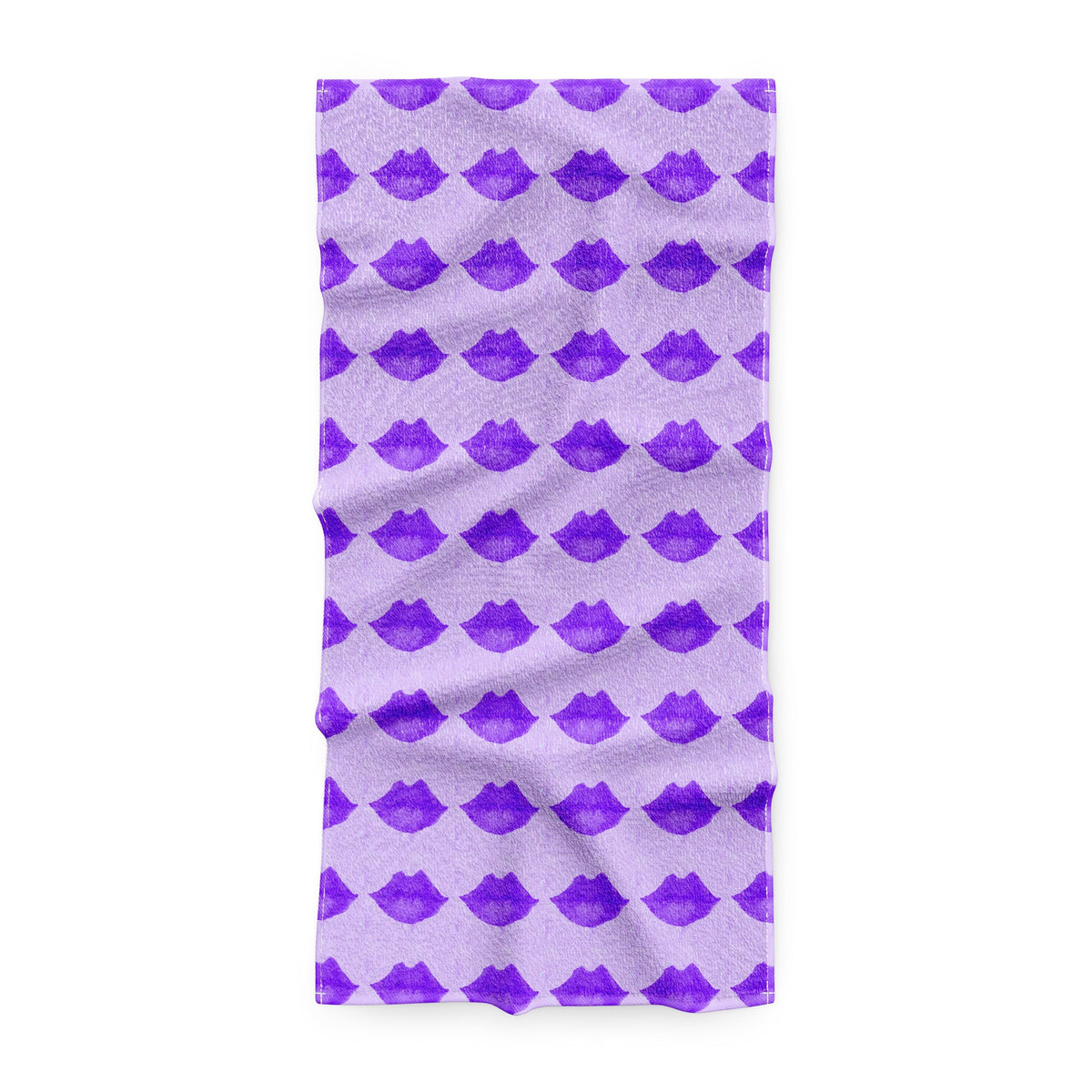Copy of Quick-Dry Resort Towel - Pucker Lips Lavender Shop All MWW 