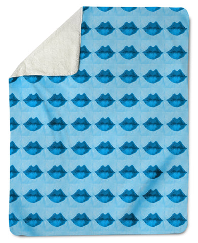 Copy of The Lovleigh Blanket - Pucker Lips Aqua Shop All,Bedding Collections MWW 