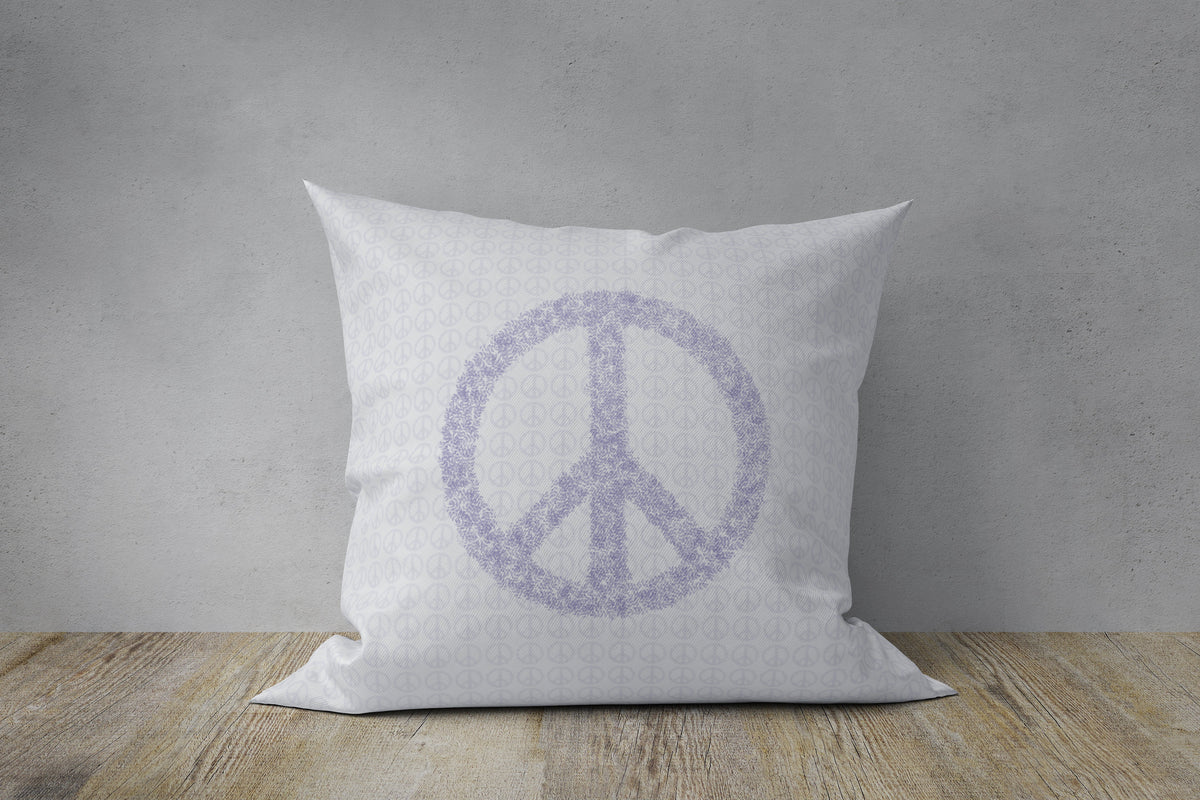 Euro/Floor Pillow - All-Over Peace Lavender Bedding Collections, Pillows, Floor Pillows MWW 