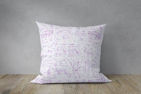 Euro/Floor Pillow - Animalia Lavender Shop All, Bedding Collections, Pillows MWW 