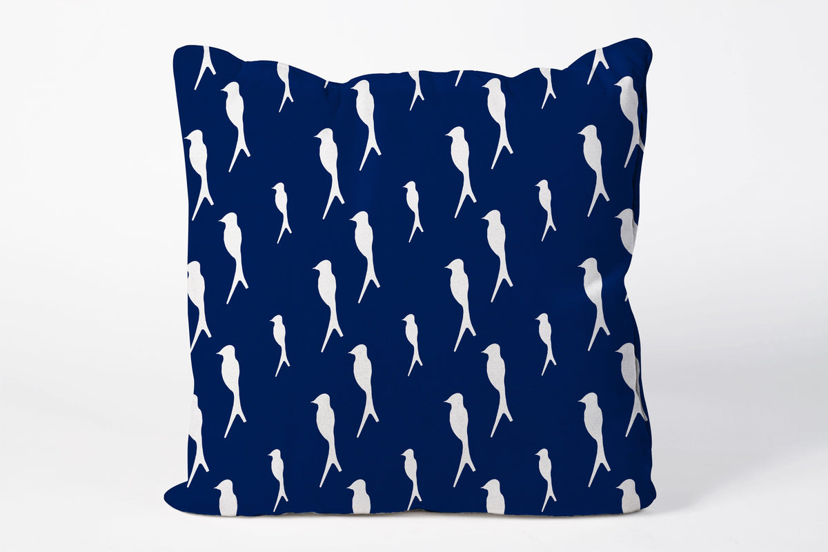 Euro/Floor Pillow - Birds of a Feather Navy Bedding Collections, Pillows, Floor Pillows MWW 