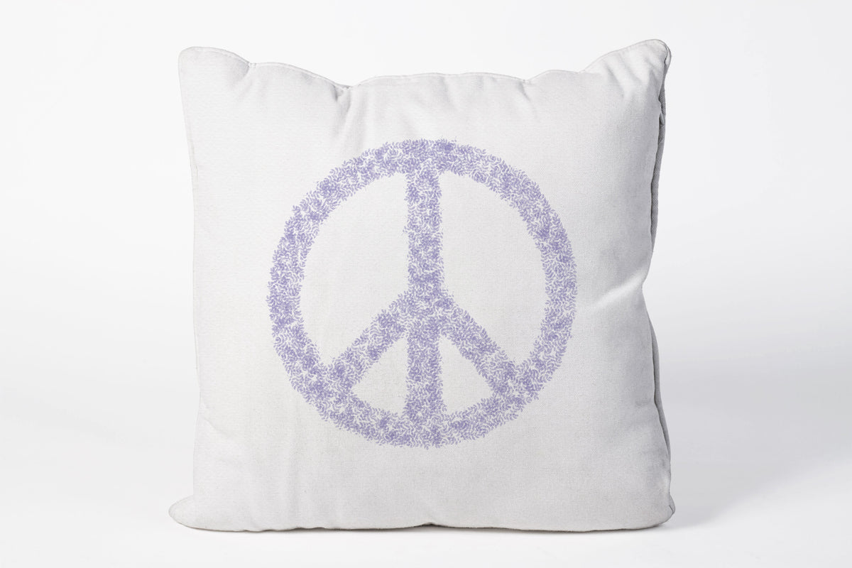 Euro/Floor Pillow - Peace Foliage Lavender Bedding Collections, Pillows, Floor Pillows MWW 