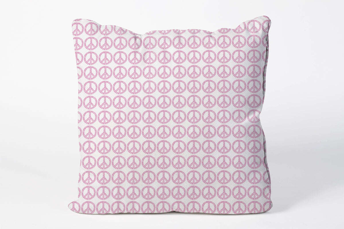 Euro/Floor Pillow - Peace Hot Pink Bedding Collections, Pillows, Floor Pillows MWW 