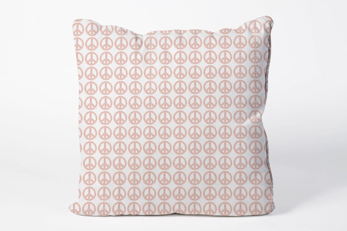 Euro/Floor Pillow - Peace Light Pink Bedding Collections, Pillows, Floor Pillows MWW 