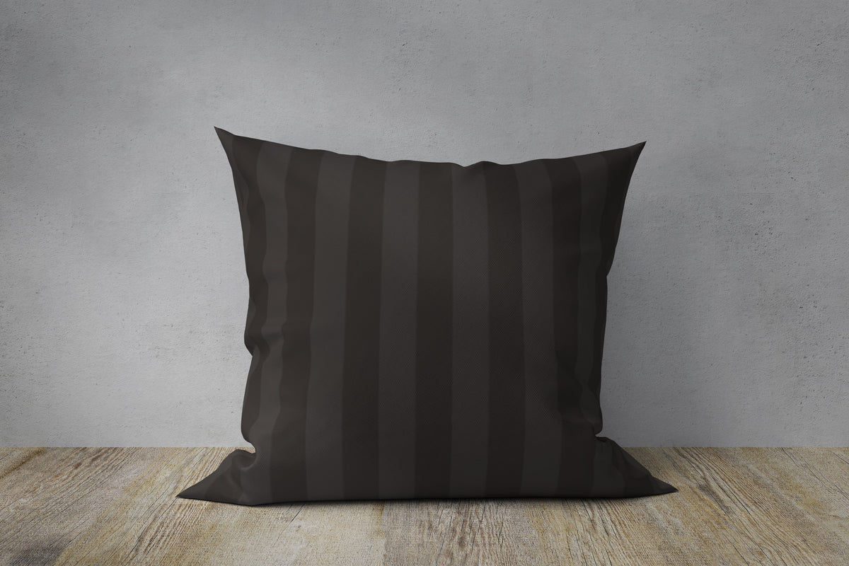Euro/Floor Pillow - Shadow Stripes Black Bedding Collections, Pillows, Floor Pillows MWW 