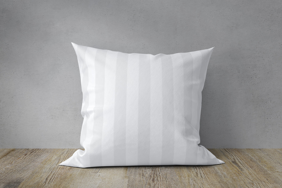 Euro/Floor Pillow - Shadow Stripes White Bedding Collections, Pillows, Floor Pillows MWW 
