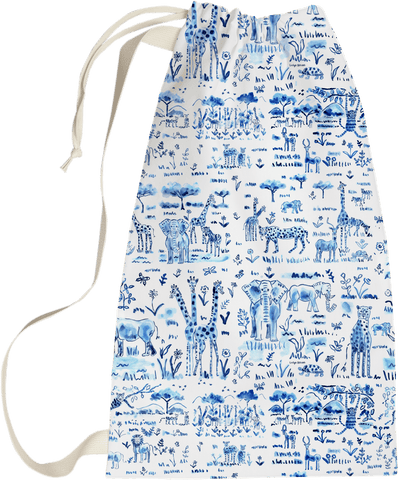 Laundry Bag - Animalia Blue Shop All, Laundry Bags MWW 