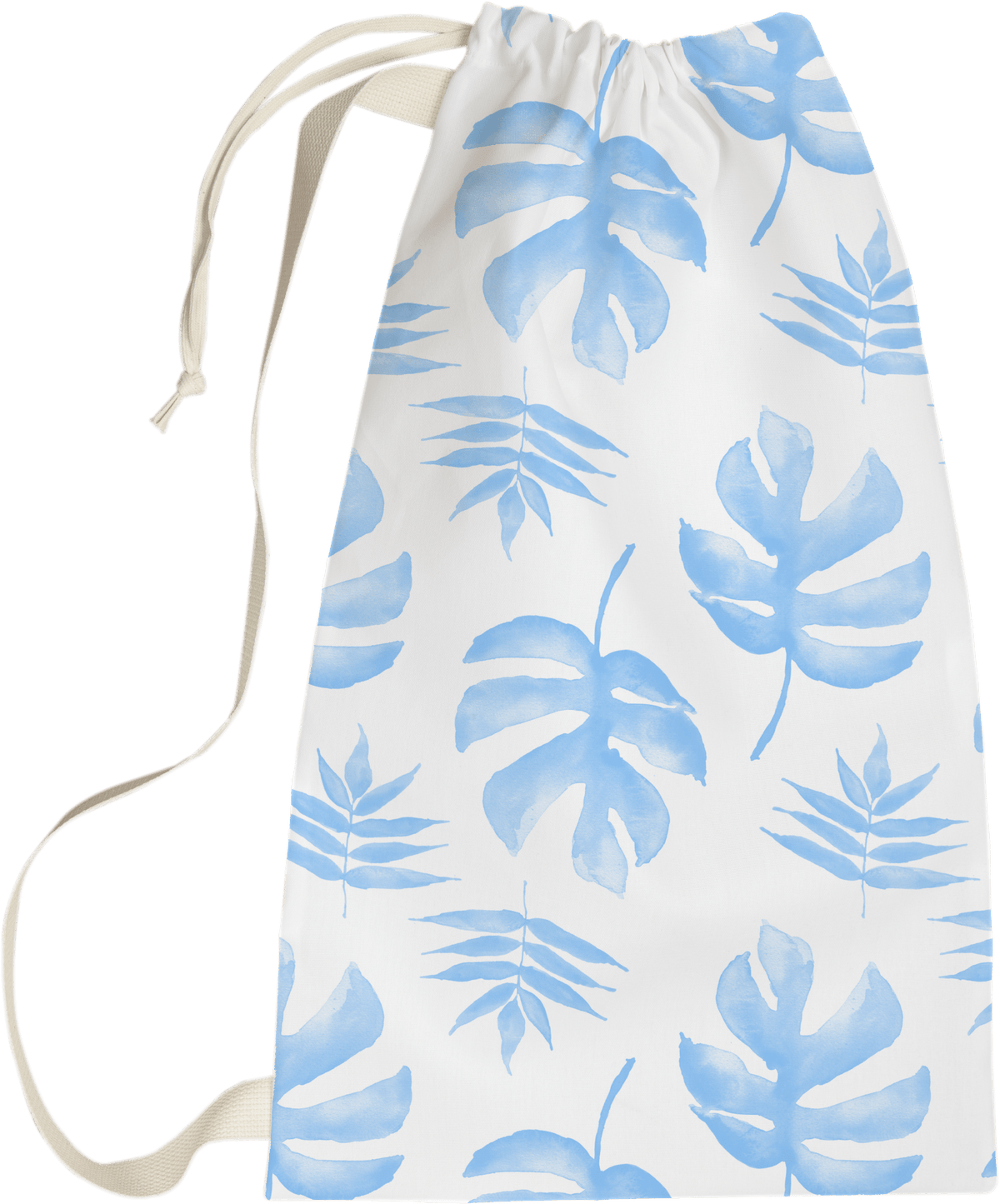 Laundry Bag - Palm Beachy Blue Room Accessories, Laundry Bags MWW 