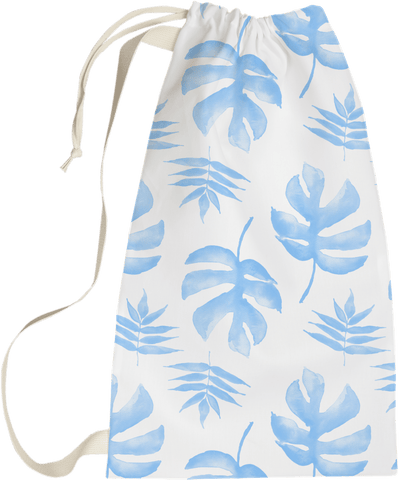 Laundry Bag - Palm Beachy Blue Room Accessories, Laundry Bags MWW 