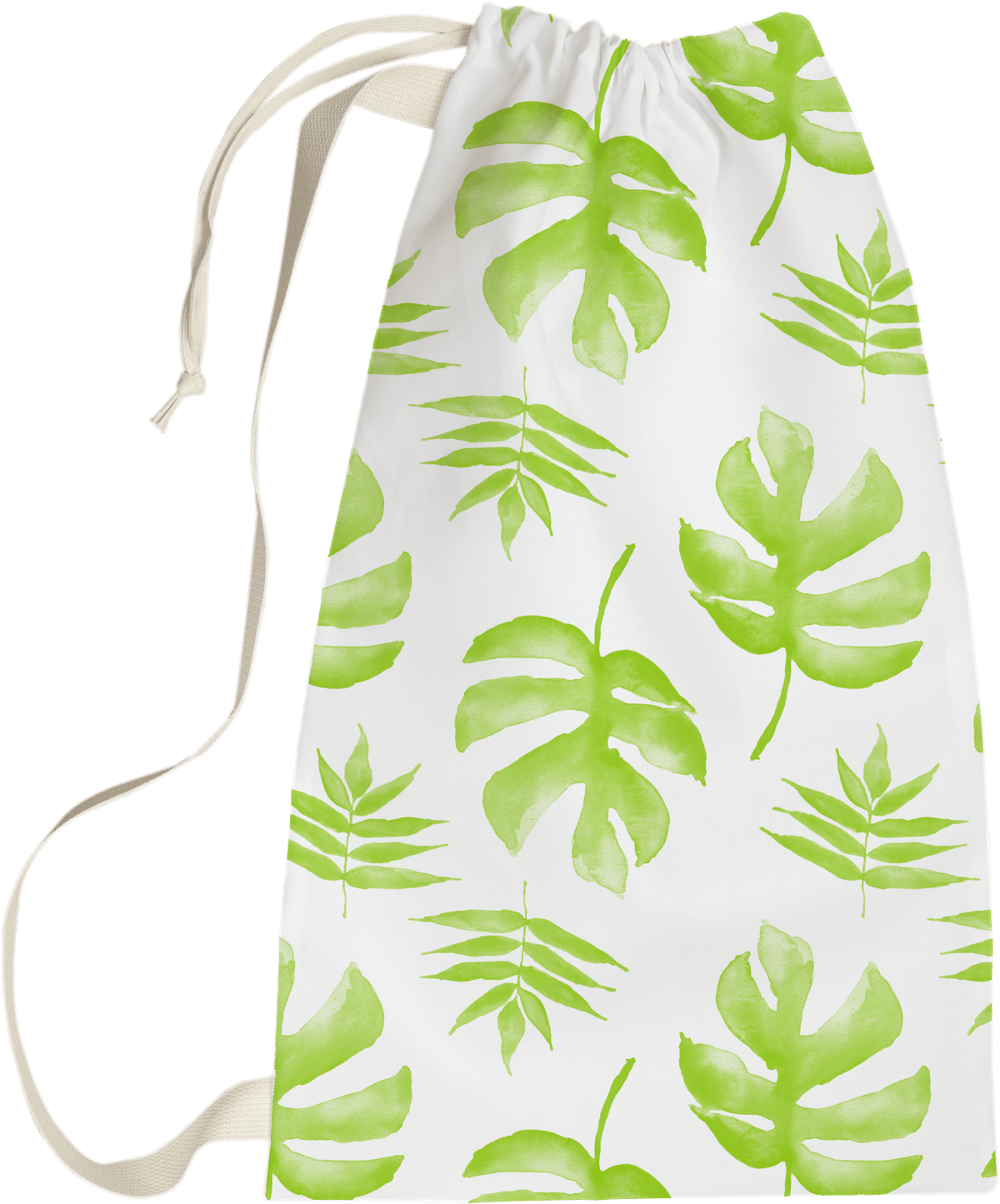 Laundry Bag - Palm Beachy Lime Room Accessories, Laundry Bags MWW 