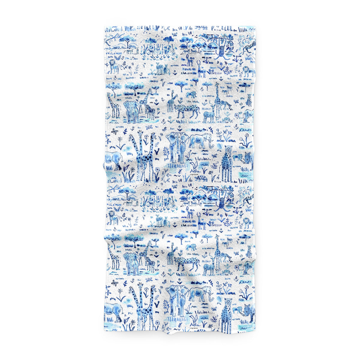 Quick-Dry Resort Towel - Animalia Blue Shop All, Bath MWW 