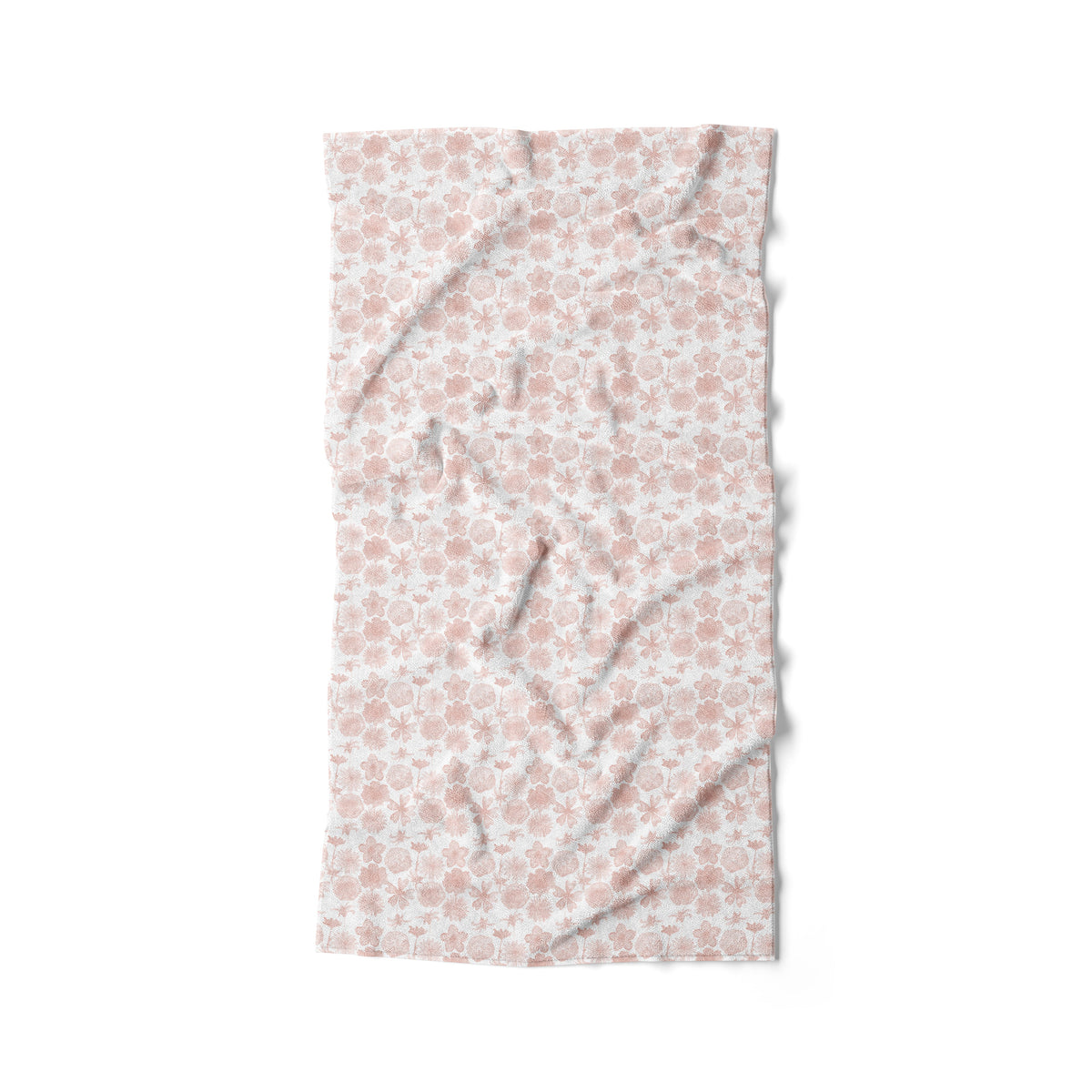 Quick-Dry Resort Towel - Petals Light Pink Bath, Towels, Resort Towel MWW 