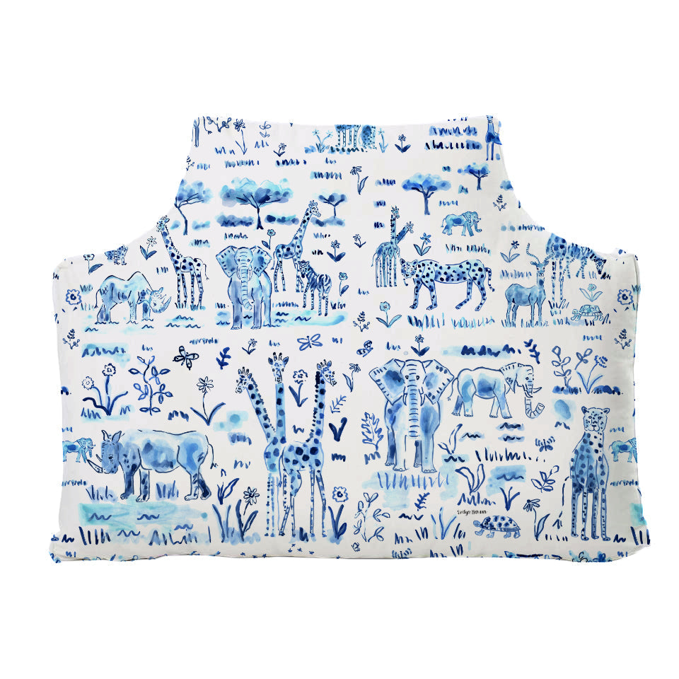 The Headboard Pillow® - Animalia Blue Shop All,The Headboard Pillow,Bedding Collections MWW 