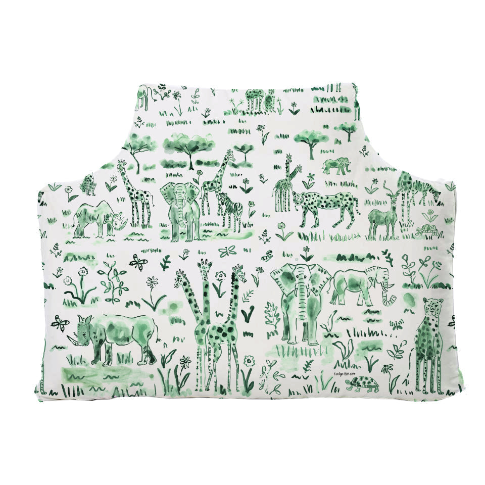 The Headboard Pillow® - Animalia Green Shop All,The Headboard Pillow,Bedding Collections MWW 