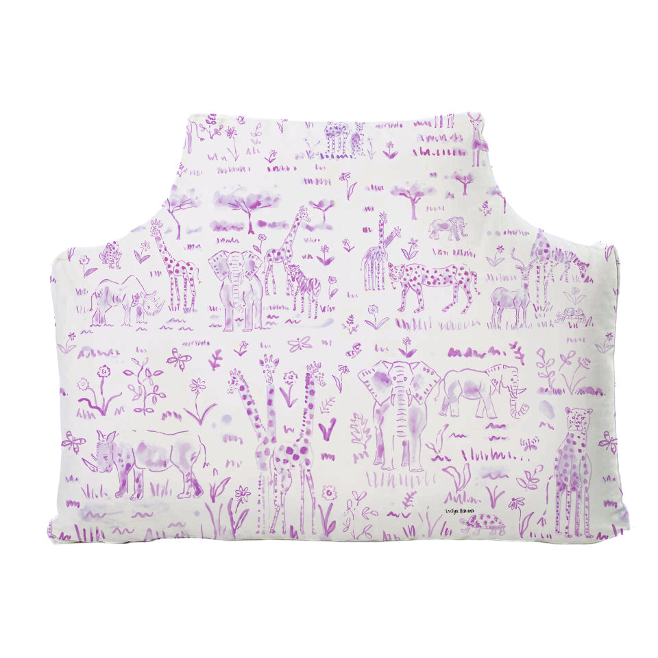 The Headboard Pillow® - Animalia Lavender Shop All,The Headboard Pillow,Bedding Collections MWW 