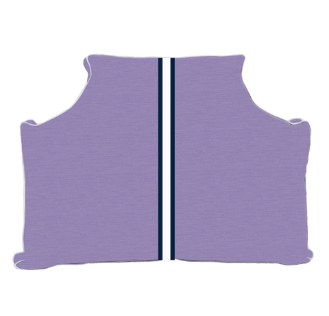 The Headboard Pillow® - Center Stripe Dotsie Purple Bedding, Headboards, The Headboard Pillow MWW 