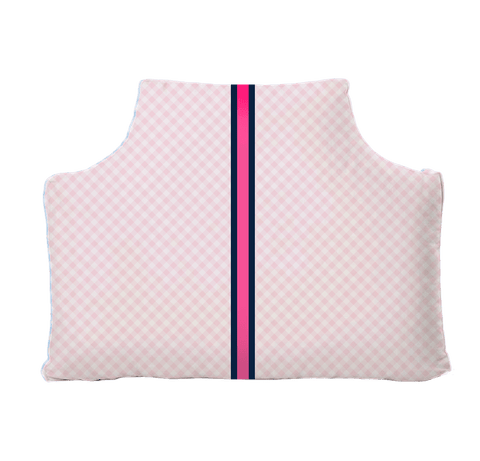 The Headboard Pillow® - Gingham Pink Bedding, Headboards, The Headboard Pillow MWW 