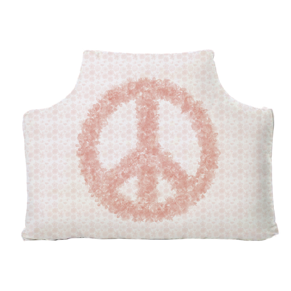 The Headboard Pillow® - Large Peace Petals Light Pink Bedding, Headboards, The Headboard Pillow MWW 