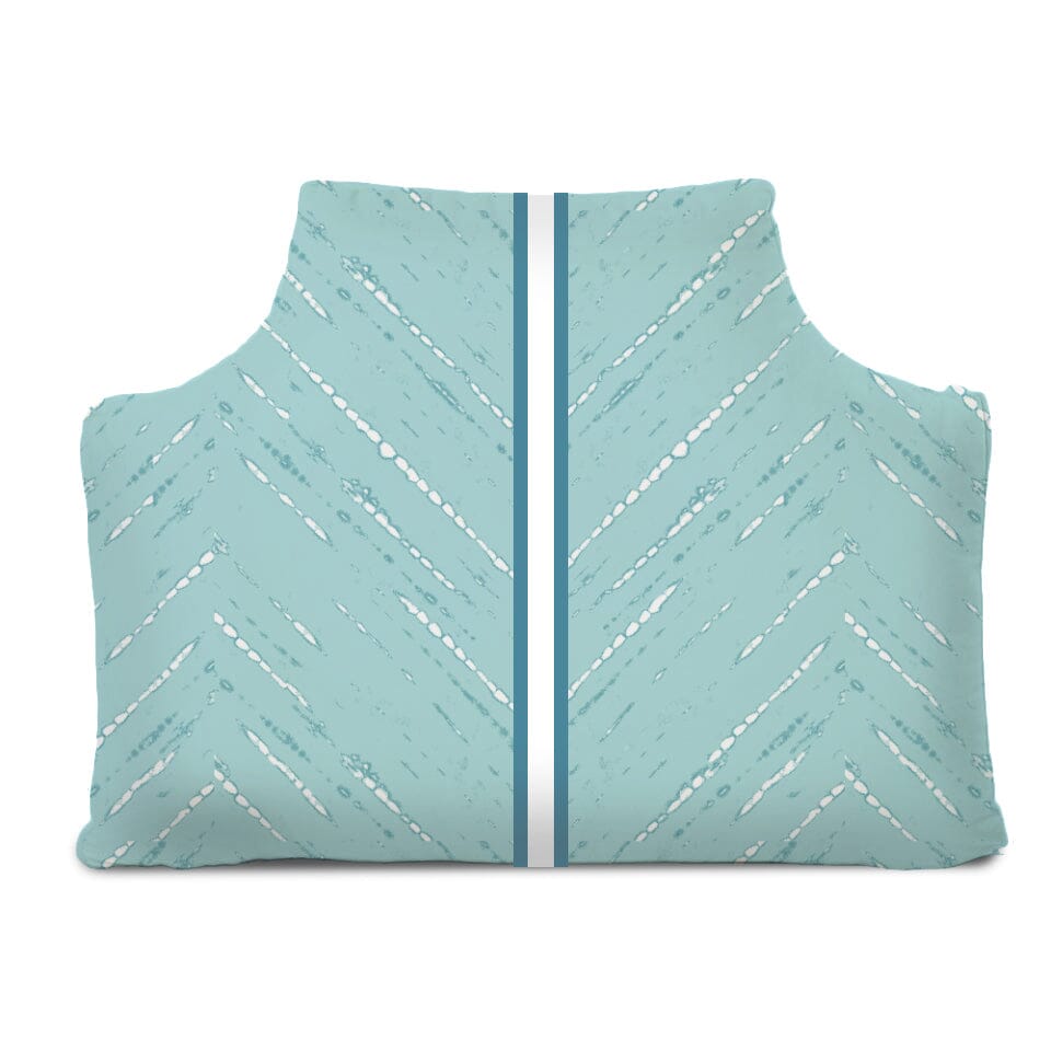 The Headboard Pillow® - Mariko Seafoam with Center Stripe Bedding, Headboards, The Headboard Pillow MWW 