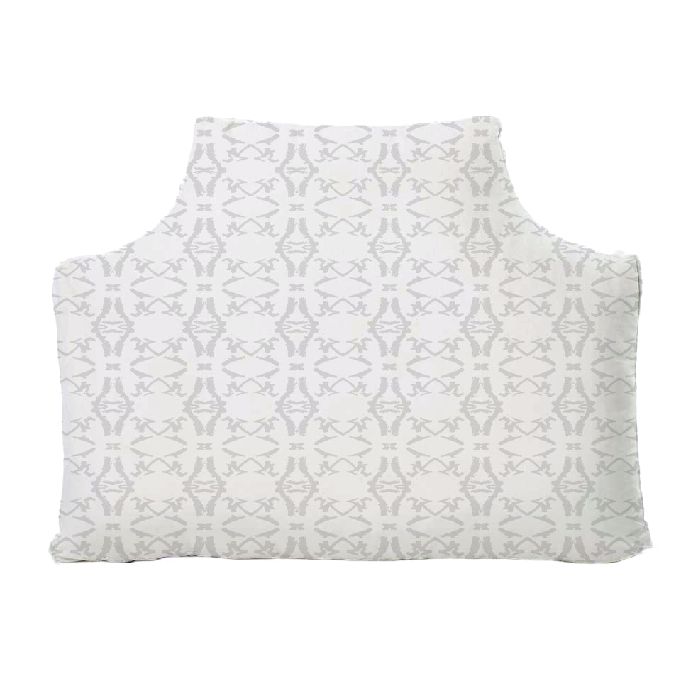 The Headboard Pillow® - Monarch Grey Lattice MWW 