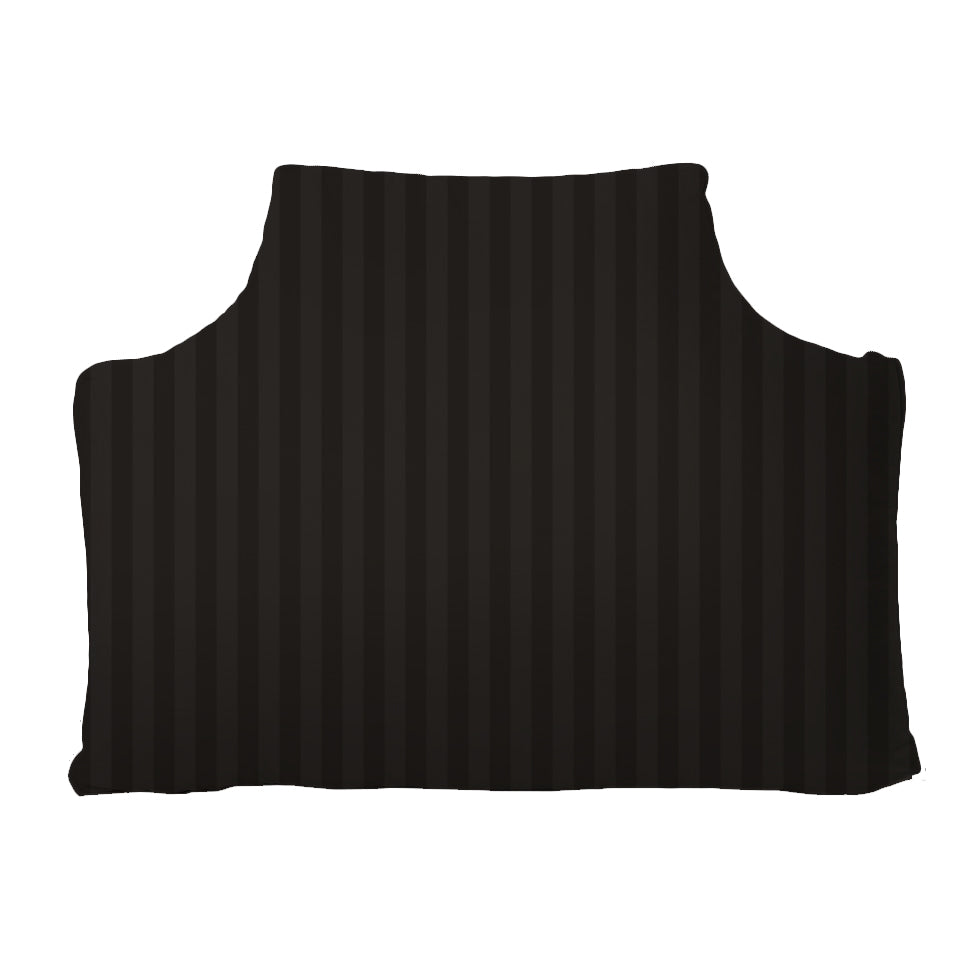 The Headboard Pillow® - Narrow Shadow Stripes Black Bedding, Headboards, The Headboard Pillow MWW 