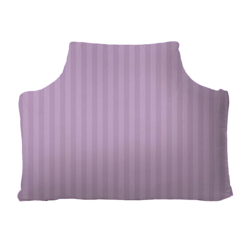 The Headboard Pillow® - Narrow Shadow Stripes Lilac Bedding, Headboards, The Headboard Pillow MWW 