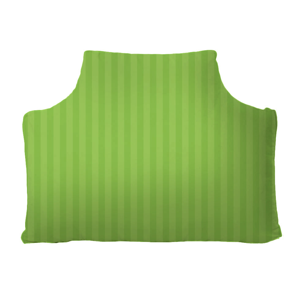 The Headboard Pillow® - Narrow Shadow Stripes Lime Bedding, Headboards, The Headboard Pillow MWW 